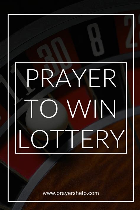 prayer to win lotto jackpot|7 Divine Prayers To Win Big Money .